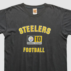 Pittsburgh Steelers NFL 2000s T-shirt Black Vintage - Fanatics