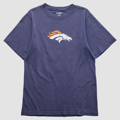 Denver Broncos Reebok 2000s T-shirt Navy Vintage - Fanatics