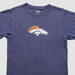 Denver Broncos Reebok 2000s T-shirt Navy Vintage - Fanatics