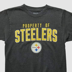 Pittsburgh Steelers Reebok 2010s T-shirt Black Vintage - Fanatics