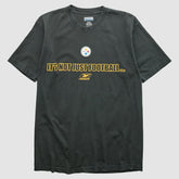 Pittsburgh Steelers Reebok 2000s T-shirt Black Vintage - Fanatics