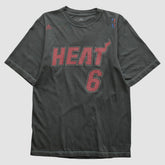 Adidas - Miami Heat 2010s T-shirt - Charcoal Vintage