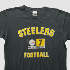 Pittsburgh Steelers 2000s T-shirt Black Vintage - Fanatics