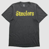Pittsburgh Steelers Reebok 2000s T-shirt Charcoal Vintage - Fanatics
