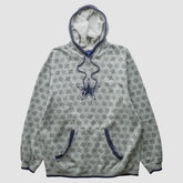 Denver Broncos Reebok 2010s Hooded Pullover Sweatshirt Heather Gray Vintage - Fanatics