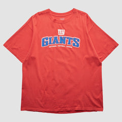 New York Giants Reebok 2010s T-shirt Red Vintage - Fanatics