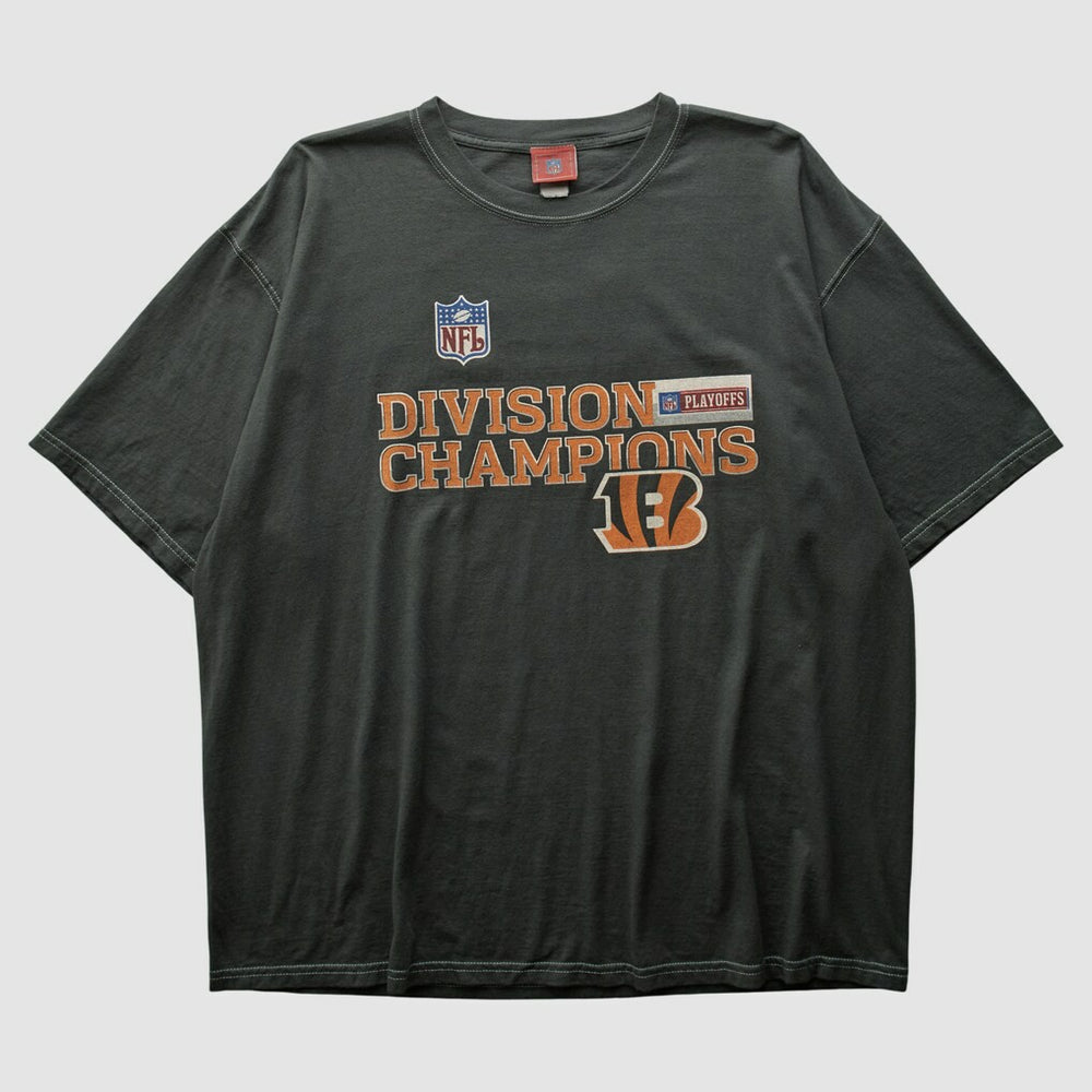 Cincinnati Bengals NFL 2000s T-shirt Charcoal Vintage - Fanatics