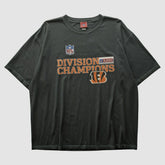 Cincinnati Bengals NFL 2000s T-shirt Charcoal Vintage - Fanatics