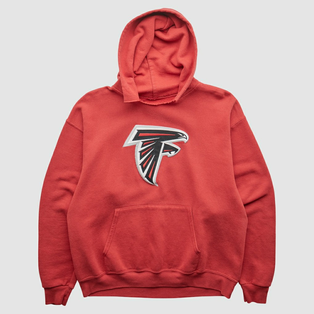 Atlanta Falcons 2000s Hooded Pullover Sweatshirt Red Vintage - Fanatics