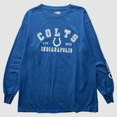 Indianapolis Colts NFL 2000s Long Sleeve T-shirt Blue Vintage - Fanatics