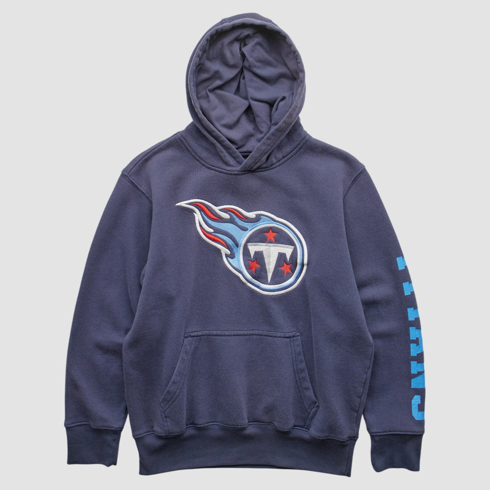 Tennessee Titans NFL 2000s Hooded Pullover Sweatshirt Navy Vintage - Fanatics