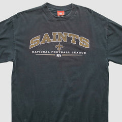New Orleans Saints NFL 2000s Long Sleeve T-shirt Black Vintage - Fanatics