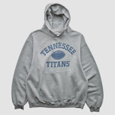 Tennessee Titans Reebok 2000s Hooded Pullover Sweatshirt Heather Gray Vintage - Fanatics