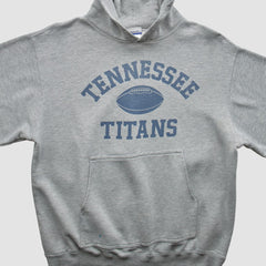 Tennessee Titans Reebok 2000s Hooded Pullover Sweatshirt Heather Gray Vintage - Fanatics