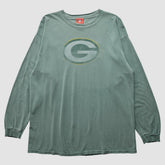 Green Bay Packers 2000s Long Sleeve T-shirt Green Vintage - Fanatics