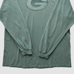 Green Bay Packers 2000s Long Sleeve T-shirt Green Vintage - Fanatics