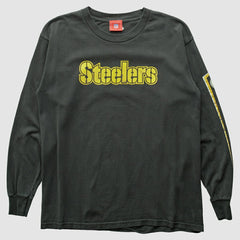 Pittsburgh Steelers NFL 2000s Long Sleeve T-shirt Black Vintage - Fanatics
