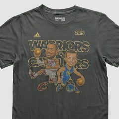 Adidas - Golden State Warriors 2015 T-shirt - Charcoal Vintage