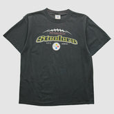 Pittsburgh Steelers 2000s T-shirt Black Vintage - Fanatics
