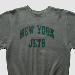 New York Jets Champion 2000s Pullover Sweatshirt Charcoal Vintage - Fanatics