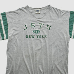 New York Jets Lee Sport 90s T-shirt Gray Vintage - Fanatics