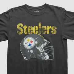 Pittsburgh Steelers Reebok 2010s Long Sleeve T-shirt Black Vintage - Fanatics