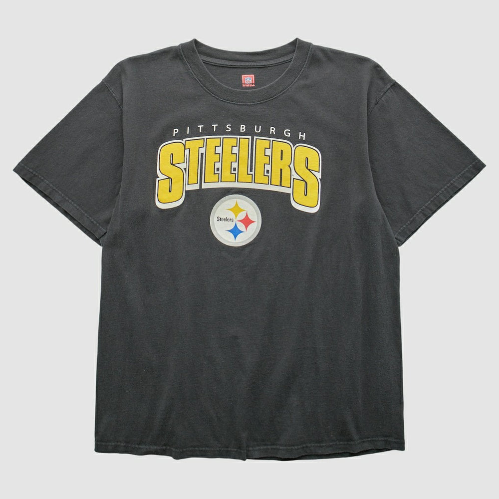 Pittsburgh Steelers NFL 2000s T-shirt Black Vintage - Fanatics