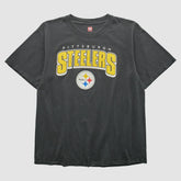 Pittsburgh Steelers NFL 2000s T-shirt Black Vintage - Fanatics