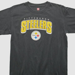 Pittsburgh Steelers NFL 2000s T-shirt Black Vintage - Fanatics