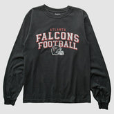 Atlanta Falcons Reebok 2000s Long Sleeve T-shirt Black Vintage - Fanatics