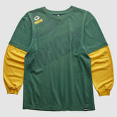 Green Bay Packers NFL 2010s Long Sleeve T-shirt Green Vintage - Fanatics