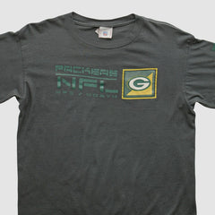 Green Bay Packers NFL 2000s Long Sleeve T-shirt Charcoal Vintage - Fanatics