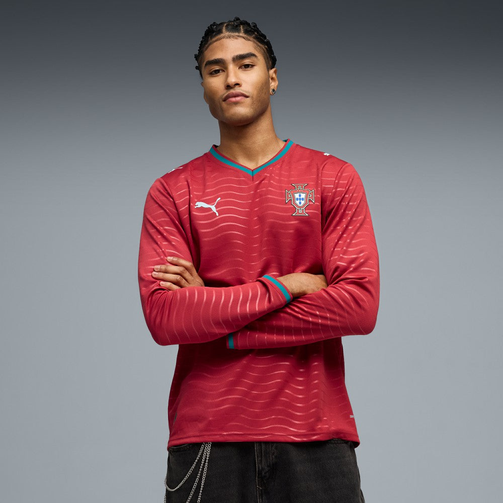 Puma Portugal National Team 2026 Home Replica Long Sleeve Jerseys - Red