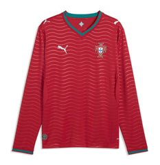 Puma Portugal National Team 2026 Home Replica Long Sleeve Jerseys - Red