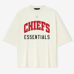 Kansas City Chiefs Fear of God x NFL Unisex 3/4-Sleeve T-Shirt Cream - NFL