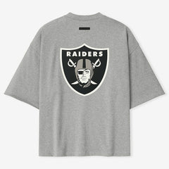 Las Vegas Raiders Fear of God x NFL Unisex 3/4-Sleeve T-Shirt Heather Gray - NFL