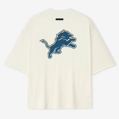 Detroit Lions Fear of God x NFL Unisex 3/4-Sleeve T-Shirt Cream - NFL