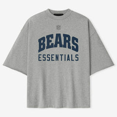 Chicago Bears Fear of God x NFL Unisex 3/4-Sleeve T-Shirt Heather Gray - NFL