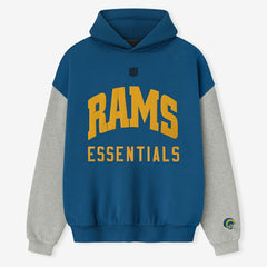 Los Angeles Rams Fear of God x NFL Unisex Sport Hoodie Royal/Heather Gray - NFL