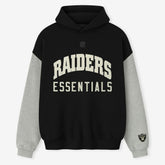 Las Vegas Raiders Fear of God x NFL Unisex Sport Hoodie Black/Heather Gray - NFL