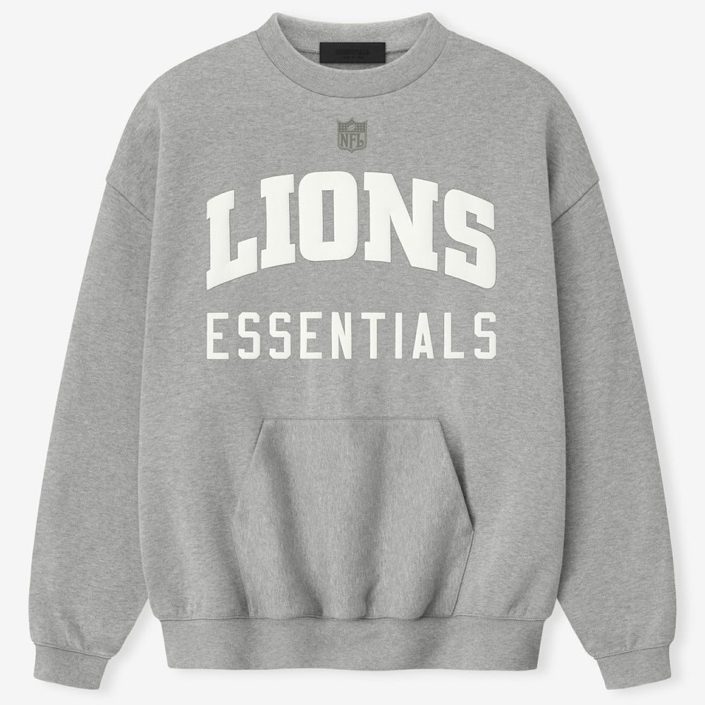 Detroit Lions Fear of God x NFL Unisex Sport Sweatshirt Heather Gray - NFL