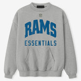 Los Angeles Rams Fear of God x NFL Unisex Sport Sweatshirt Heather Gray - NFL