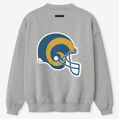 Los Angeles Rams Fear of God x NFL Unisex Sport Sweatshirt Heather Gray - NFL