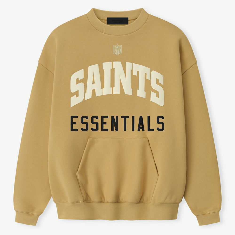 New Orleans Saints Fear of God x NFL Unisex Sport Sweatshirt Gold - NFL