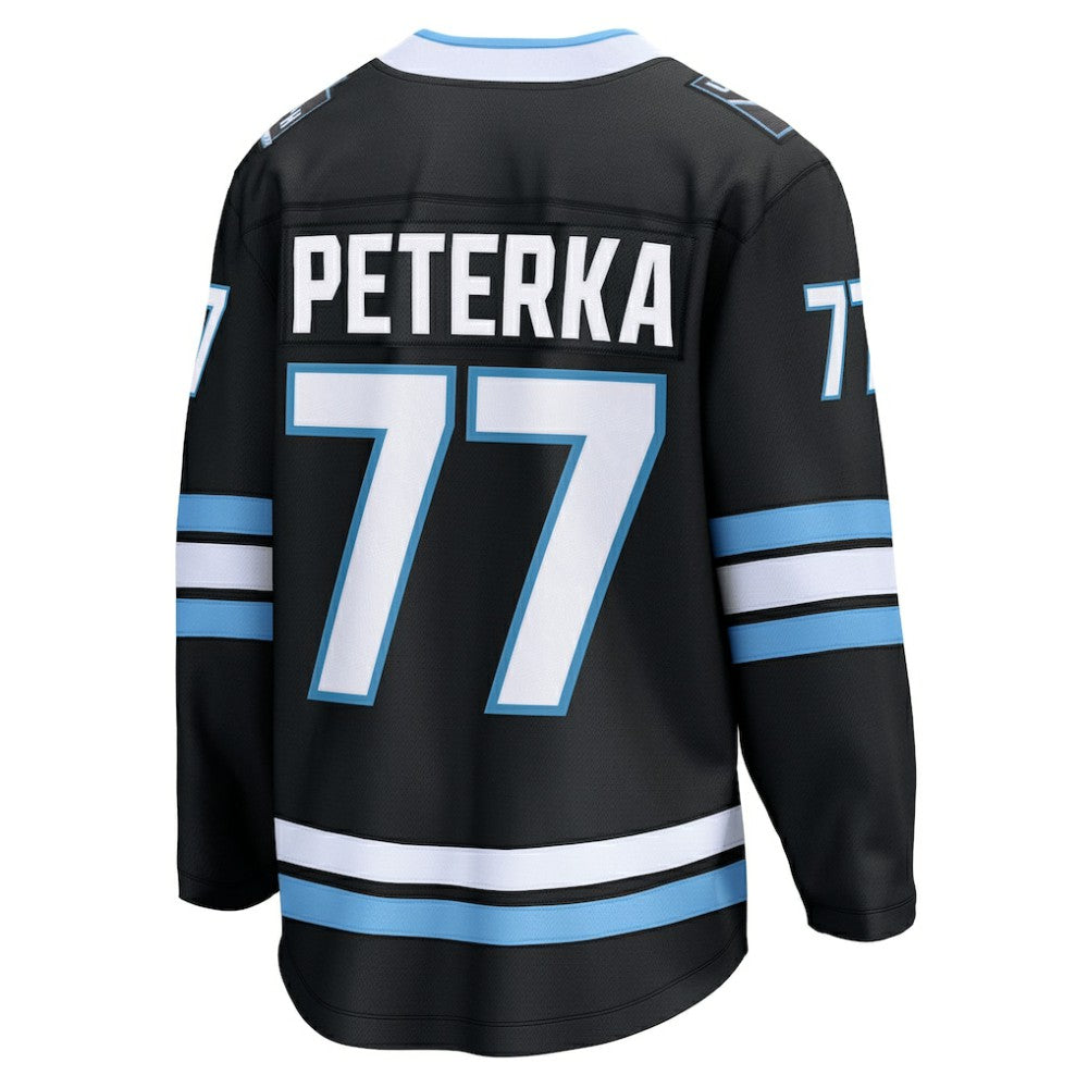 JJ Peterka Utah Mammoth Fanatics Home Breakaway Jersey - Black | NHL Jerseys