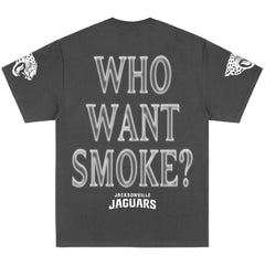 Jacksonville Jaguars Nardo Wick Unisex Teal Smoke T-Shirt Black - NFL