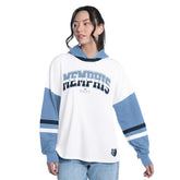 NBA - Memphis Grizzlies G-III 4Her by Carl Banks Women's Key Player Oversized Hooded Long Sleeve T-Shirt - White/Blue