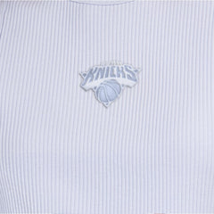 NBA - New York Knicks Starter Women's Pastel Ribbed Tank Top - Blue