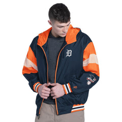 Detroit Tigers Pro Player Legacy Lightweight Full-Zip Hooded Jacket Clearance