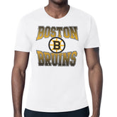 Boston Bruins Starter Comic Style Team Graphic T-Shirt White